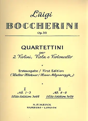 Top-Preis Quartettini op.33 Band 2