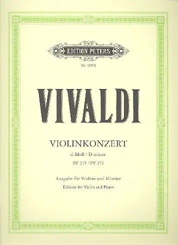 Konzert d-Moll PV276 für Violine und Streicher Schneller Versand
