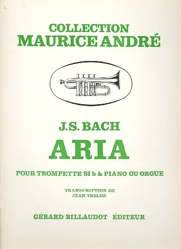 Preisknaller Aria pour trompette et orgue ou