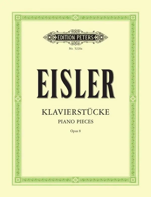 Klavierstücke op.8 Aktuell