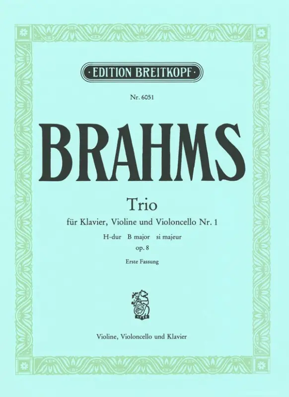 Bestpreis Klaviertrio H-Dur op.8 (1. Fassung)