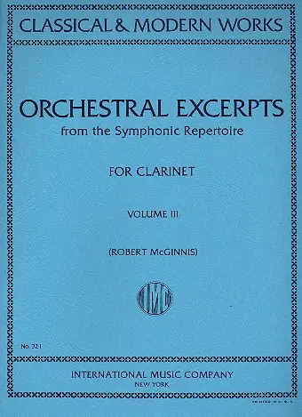 Kracherpreis Orchestral Excerpts vol.3
