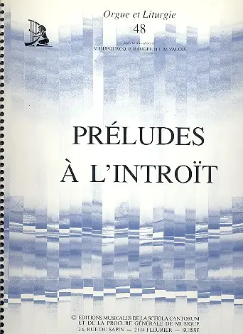 Préludes à l'introit Letzte Chance