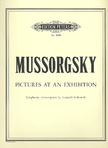 Garantierte Lieferung Pictures at an Exhibition