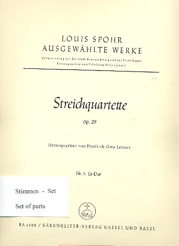 Streichquartett Es-Dur op.29,1 Markenprodukt