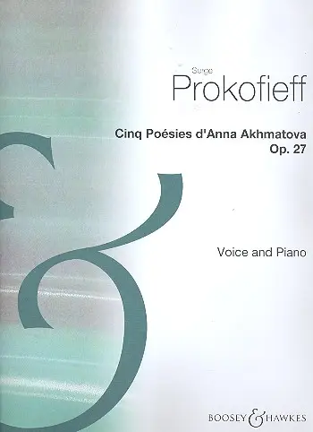 Cinq Poésies d'Anna Akhmatova op. 27 Schneller Versand