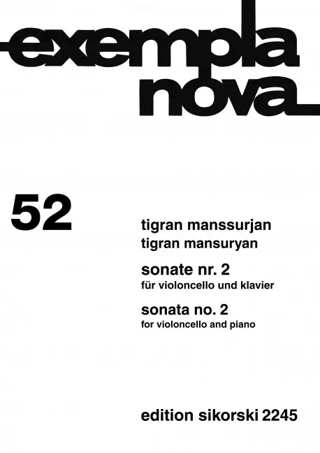 Sonate Nr.2 für Violoncello Kostenloser Rückversand