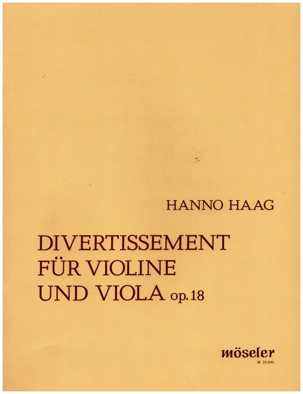 Divertissement op.18 Schnäppchen
