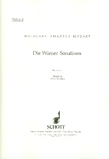 Expressversand Die Wiener Sonatinen