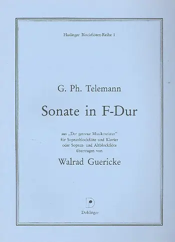 Sonate F-Dur Schneller Versand