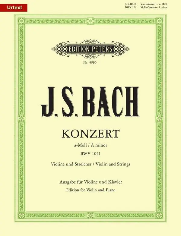 Must-Have Konzert a-Moll BWV1041