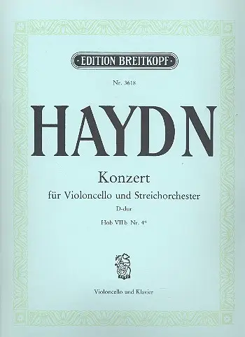 Gratis Versand Konzert D-Dur Nr.2 Hob.VIIB:4