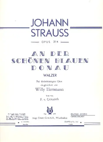 An der schönen blauen Donau op.314 Knallerangebot