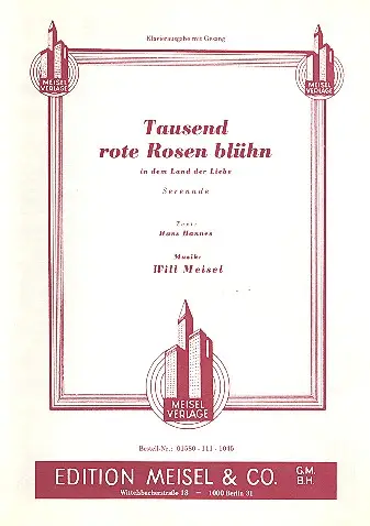 Sonderaktion Tausend rote Rosen blühn in dem