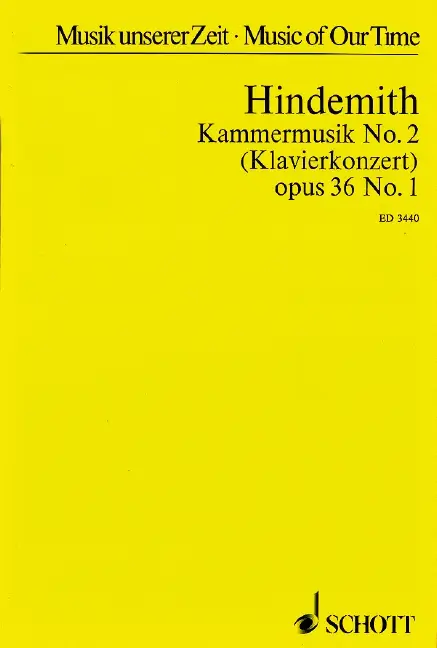 Garantierte Lieferung Kammermusik Nr.2 op.36,1