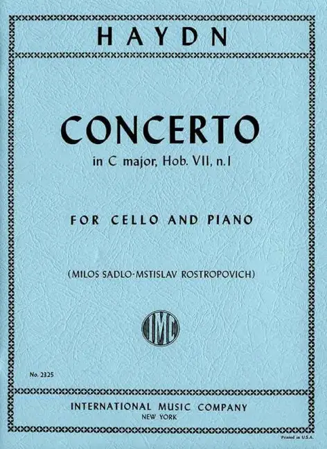 Direktkauf Concerto C major Hob.VIIb:1