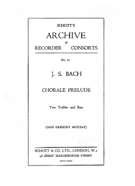 Choralvorspiel 'Herr Jesu Christ, dich zu uns wend' Neu Im Sortiment
