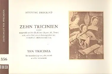 10 Tricinien für 3 Blockflöten (SAT) Kracherpreis