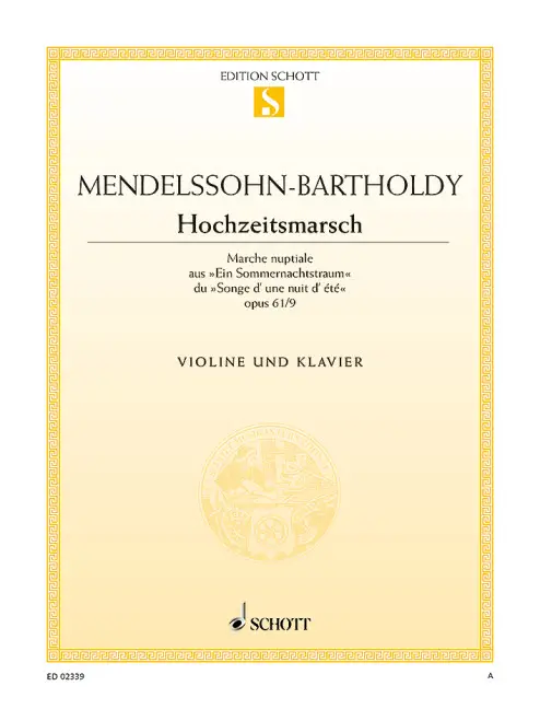 Hochzeitsmarsch Abverkauf