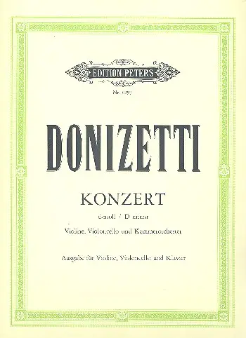 Konzert d-Moll für Violine, Violoncello und Orchester Preiswert