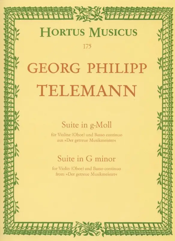 Suite g-Moll für Violine (Oboe) Neu Im Sortiment