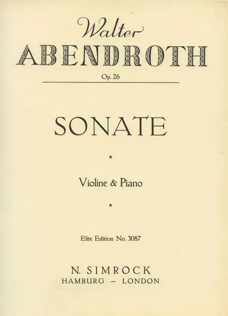 Sonate op.26 Begrenztes Angebot