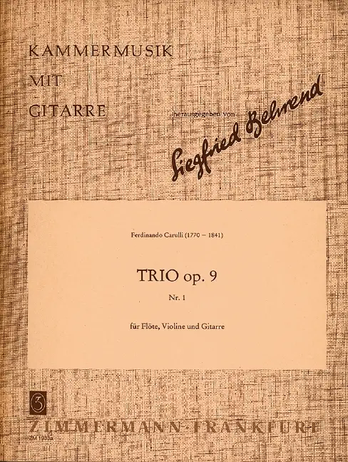 Neu Im Sortiment Trio op.9 Nr.1