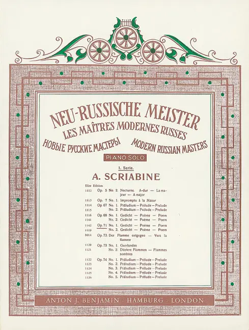 Zertifiziert Gedicht op.71,1-2