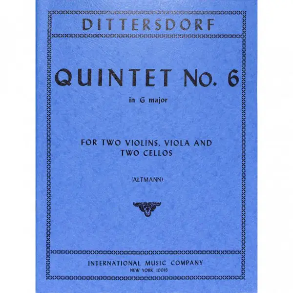 Top-Preis Quintet no.6 G major