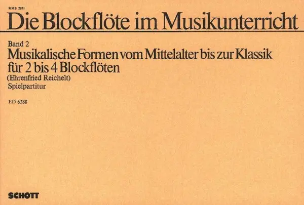 Die Blockflöte im Musikunterricht Band 2 Solange Der Vorrat Reicht