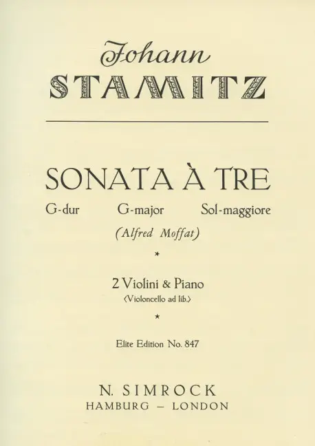 Sonata a tre G-Dur Kostenloser Versand
