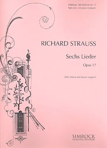 6 Lieder op.17 Highlight