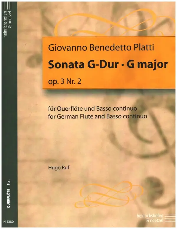 Sonate G-Dur op.3,2 Gratis Versand