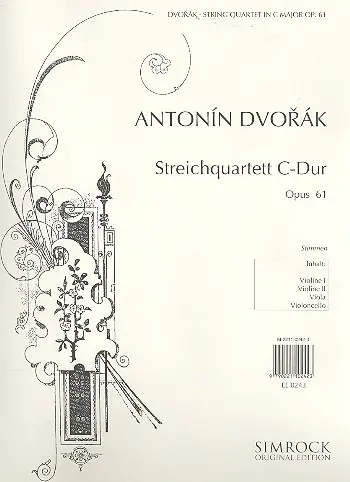 Günstig Streichquartett C-Dur op.61