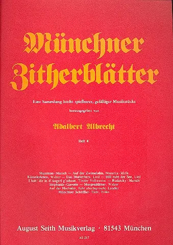 Münchner Zitherblätter Band 4 Schnäppchen