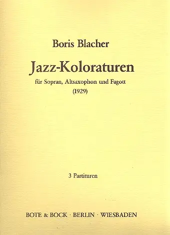 Jazz-Koloraturen Abverkauf