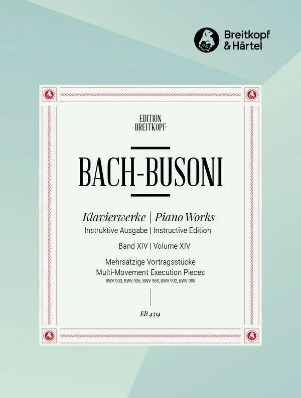 Letzte Chance Klavierwerke Band 14 - Mehrsätzige Vortragsstücke