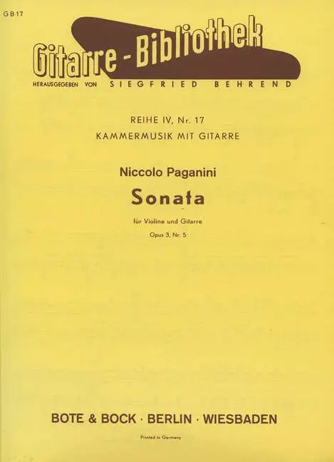 Saisonangebot Sonate op.3,5