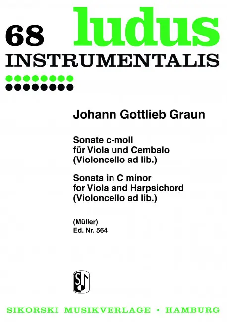 Mega-Angebot Sonate c-Moll für Viola und Cembalo