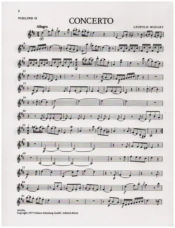 Konzert D-Dur Bestseller