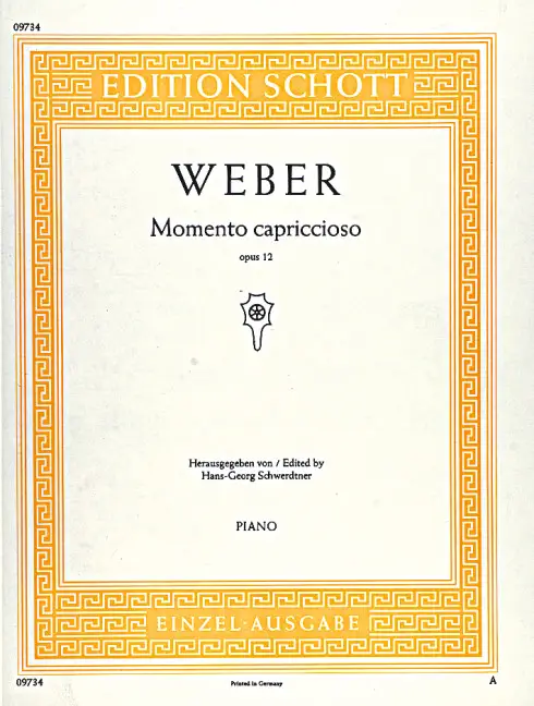 Momento capriccioso op.12 Neuheit
