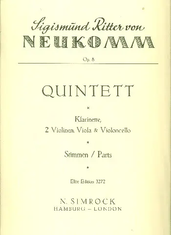 Beliebt Quintett op.8