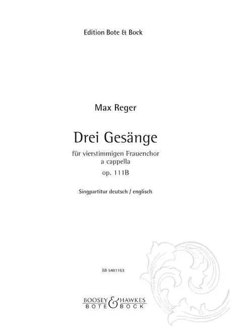 3 Gesänge op.111b Billig