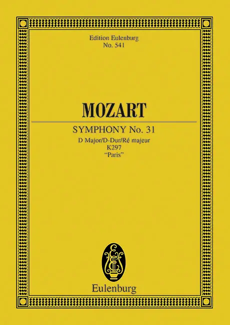 Kostenfreie Lieferung Sinfonie D-Dur KV297