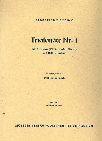 Triosonate Es-Dur Nr.1 Top-Angebot