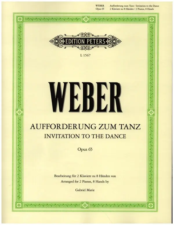 Aufforderung zum Tanz op.65 Schneller Versand