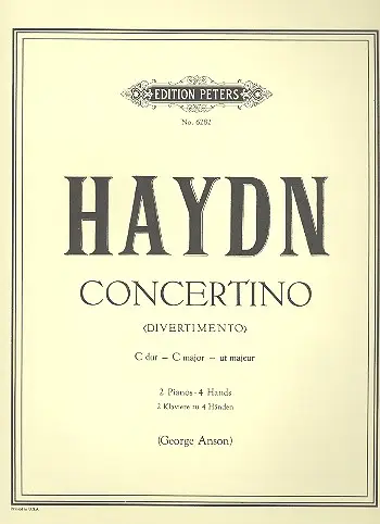 Must-Have Concertino C major for piano and strings