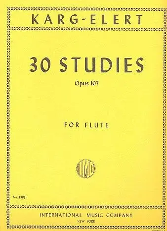 Neue Kollektion 30 Studies op.107