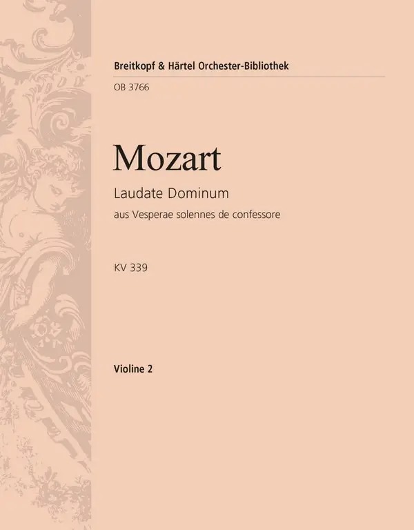 Laudate Dominum aus 'Vesperae solennes de Confessore' C-Dur KV339 Saisonangebot