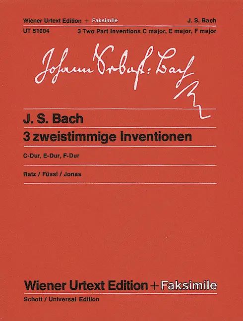 3 zweistimmige Inventionen Wochenendangebot